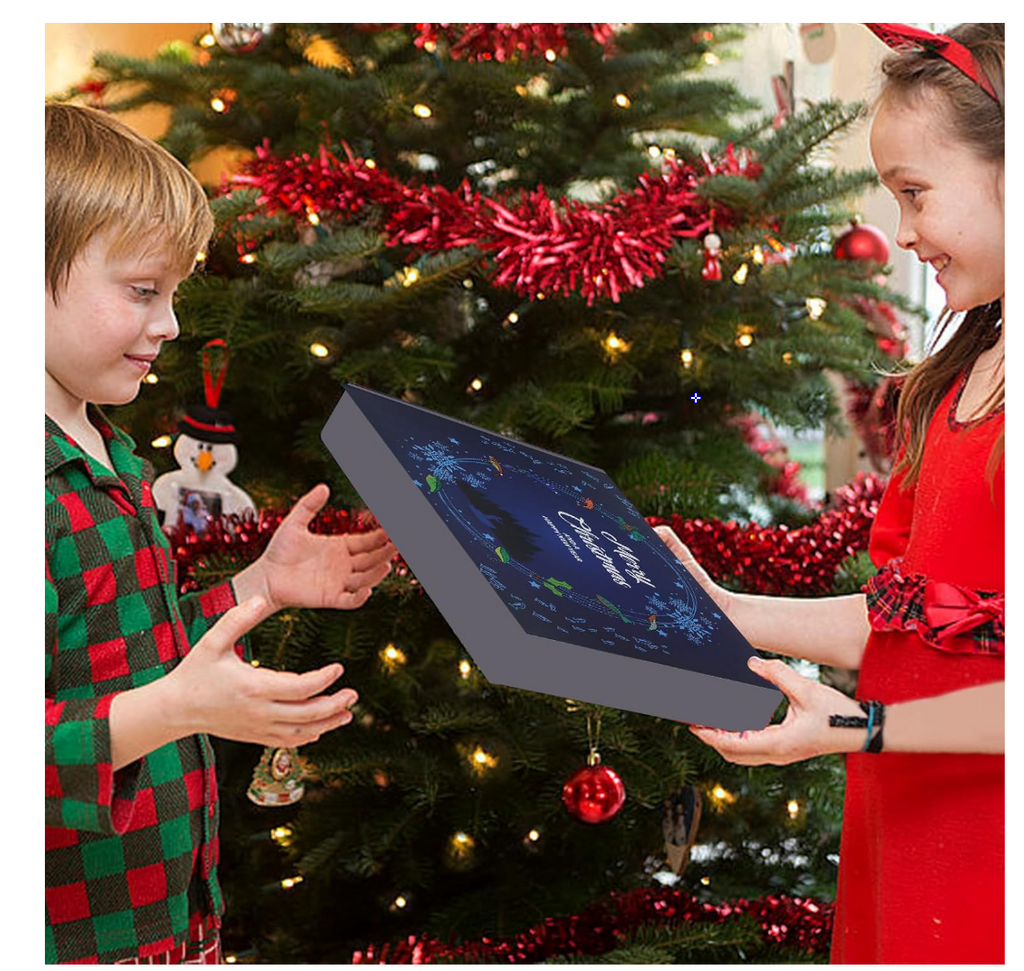 Fishing Advent Calendar 2025, 24 Day Fishing Lure Countdown Calendar, Xmas Fishing Gift Christmas Countdown Fish Tackle Set Fishing Tackle for Father Lovers Boyfriend Brother