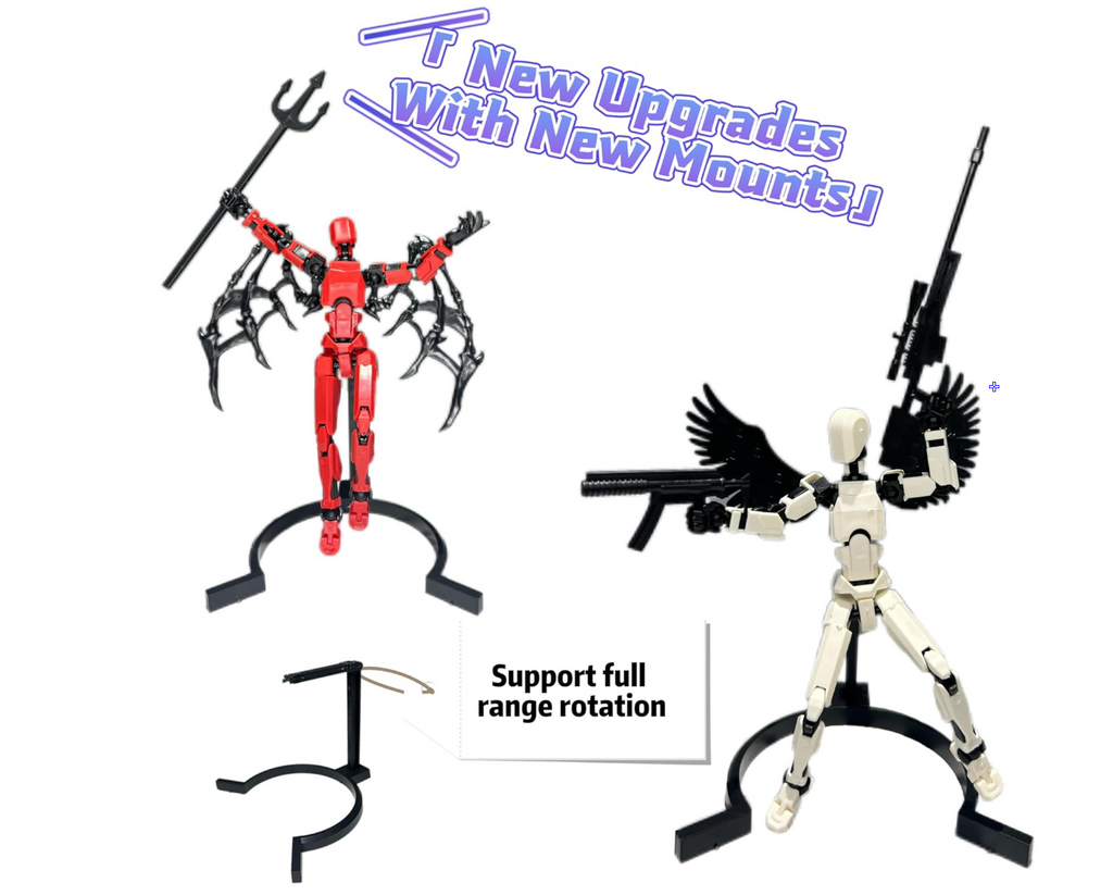 (Assembly Completed) 8 Packs Titan13 Action Figure Set, Dummy 13 3d GifPrinted Action Figure Toy ts for Kids, Robot 13 ActionFigure Full Body Mechanical Doll Christmas Birthday Gift for Boys Girls