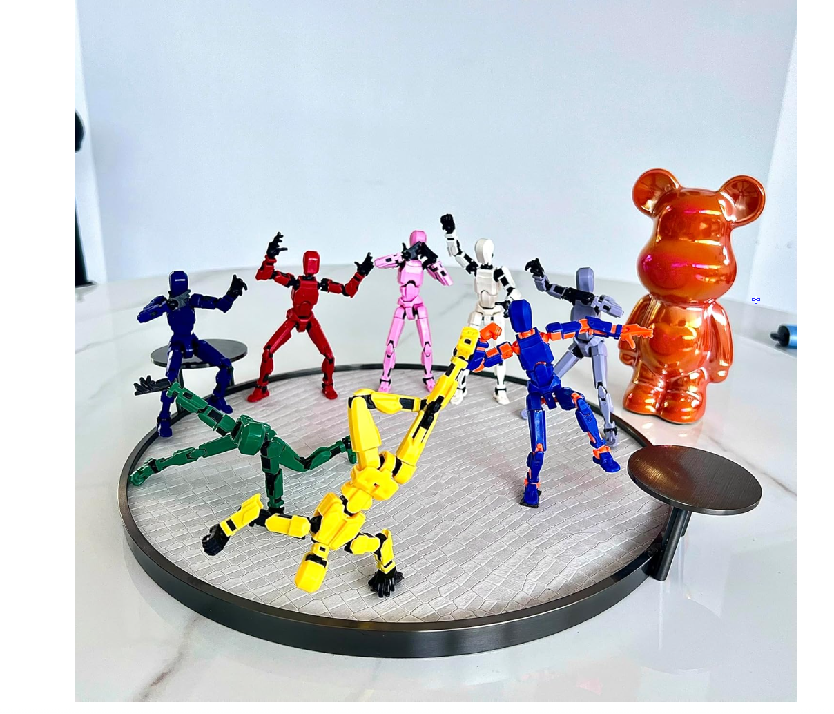 (Assembly Completed) 8 Packs Titan13 Action Figure Set, Dummy 13 3d GifPrinted Action Figure Toy ts for Kids, Robot 13 ActionFigure Full Body Mechanical Doll Christmas Birthday Gift for Boys Girls