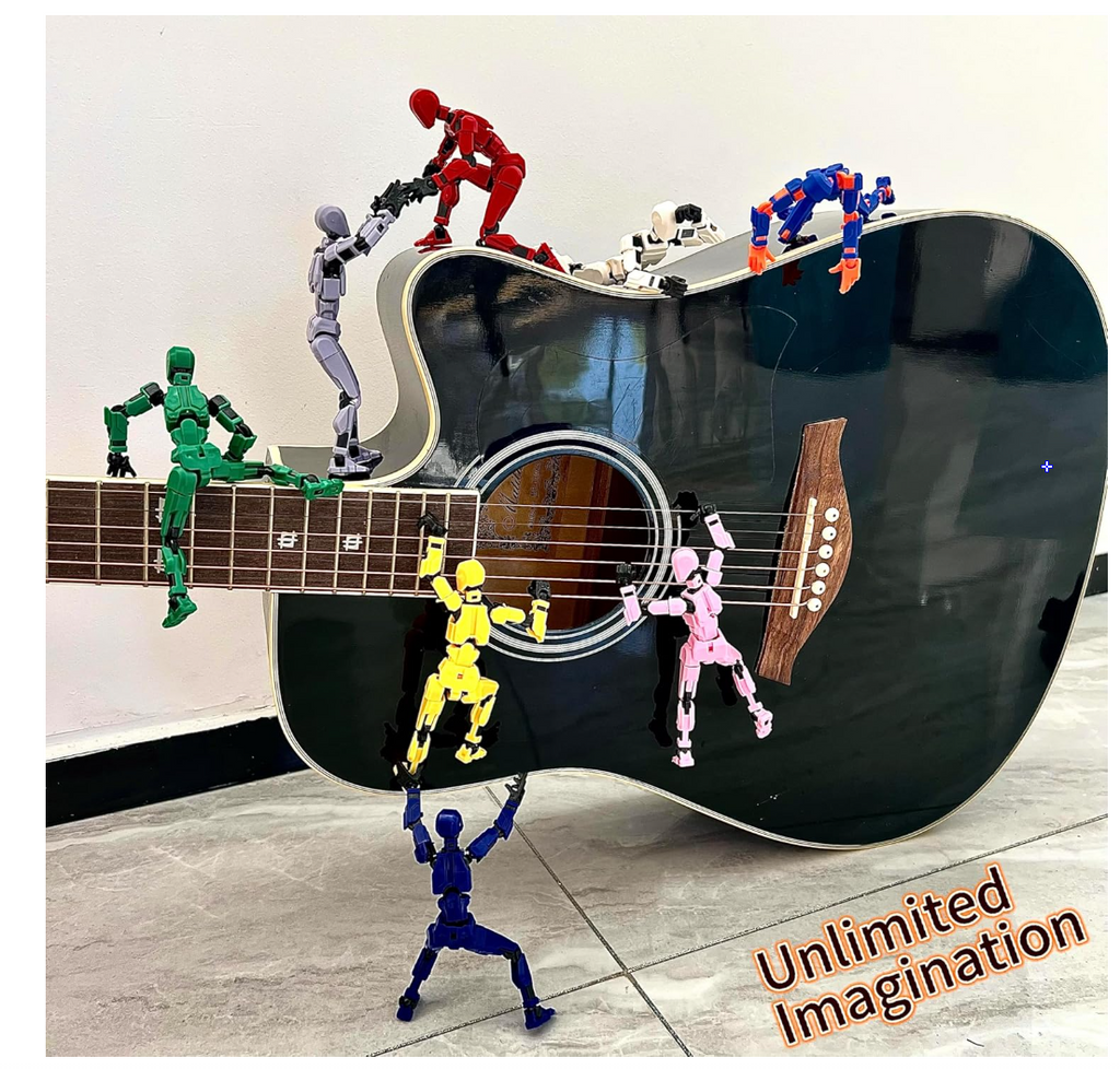 (Assembly Completed) 8 Packs Titan13 Action Figure Set, Dummy 13 3d GifPrinted Action Figure Toy ts for Kids, Robot 13 ActionFigure Full Body Mechanical Doll Christmas Birthday Gift for Boys Girls