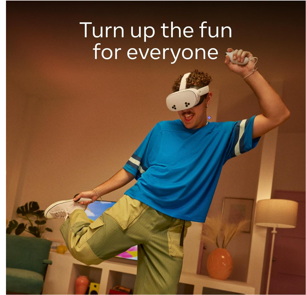 Meta Quest 3S 128GB — Dive into Mixed Reality — Unreal Experiences — All-in-One Headset (Renewed Premium)